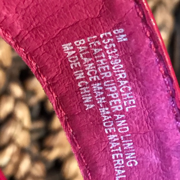 NWOT pink Wedge sandals - Picture 4 of 7